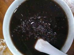 黑米黑豆粥