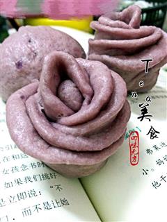 宝宝辅食—紫薯包