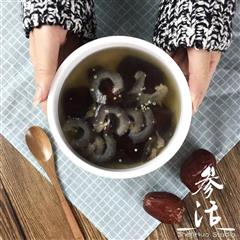 海参红枣藜麦汤