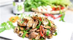 香菇豆豉炒花蛤