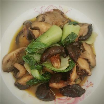 蚝油香菇油菜
