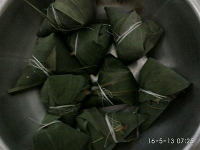大枣豆沙粽子