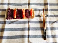 牛奶紫薯煎饼—早餐杂粮味的热量