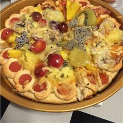 花边水果披萨