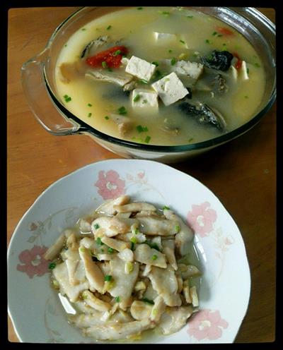 财鱼两吃-鱼头豆腐汤&滑鱼片