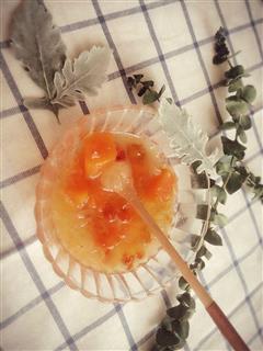 桃胶雪燕皂角米炖木瓜