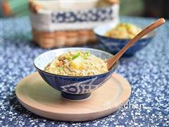 土豆虾米焖饭的热量