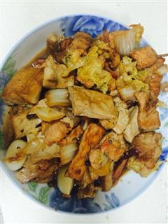 三文鱼炖豆腐白菜