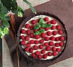 树莓巧克力塔