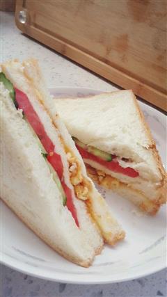 早餐三明治-土司面包简易版