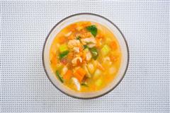 猫猫菜谱-三文鱼番茄汤
