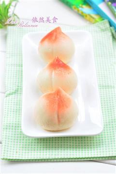 面食也可以美颜寿桃馒头