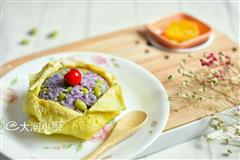 紫薯蛋包饭