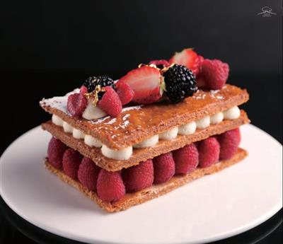 香草水果森林千层饼-法国甜点MOF大师作品