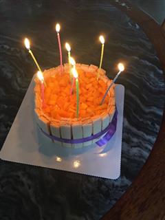 蓝莓芒果蛋糕