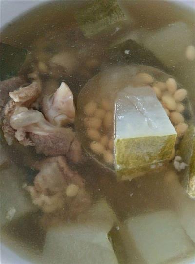 冬瓜黄豆排骨汤