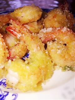 下酒菜-脆皮黄金虾