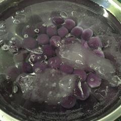 紫薯小芋圆