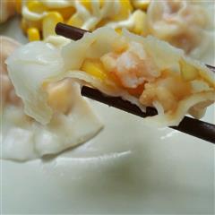 鲜虾玉米饺子