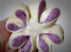 紫薯花馒头