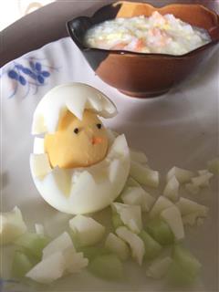 我把白煮蛋变成了一只鸡