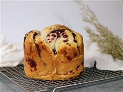面包机版紫薯辫子面包
