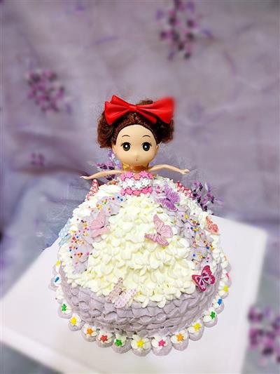 芭比公主生日蛋糕