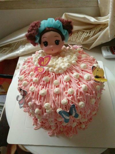 泡泡浴娃娃蛋糕