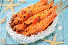 夏日撸串喽洞庭盐焗串烤虾