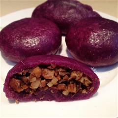 紫薯山笋包
