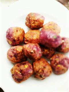 紫薯炸丸子