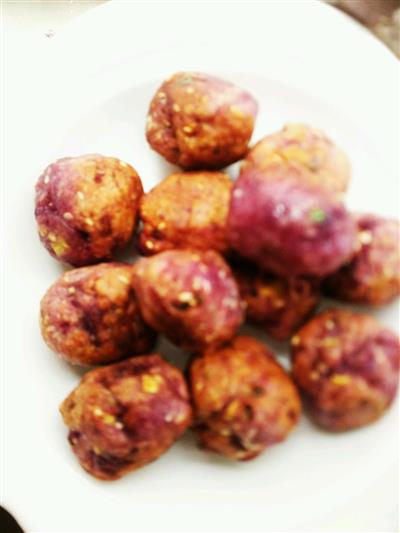 紫薯炸丸子