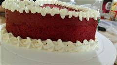 爱心红丝绒蛋糕