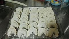 香菇木耳鸡蛋饺子