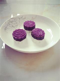 紫薯山药豆沙糕