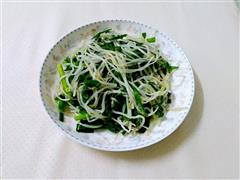 韭菜炒银芽