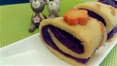 紫薯蛋卷