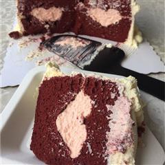 红丝绒蛋糕-爱心版