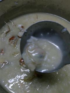 三慢蟹花螺粥