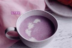 紫薯燕麦牛奶粥