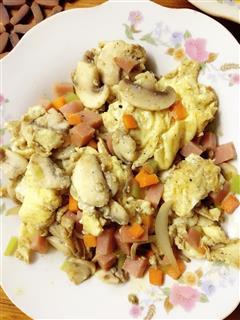 鲜蘑菇炒鸡蛋
