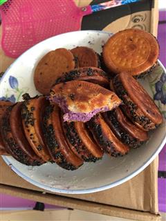 紫薯糯米粉炸糕