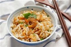 懒人电饭锅饭-瑶柱虾米饭