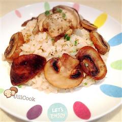 意式风情-松茸蘑菇炖饭