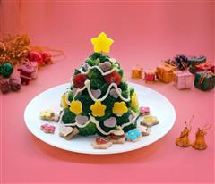 丘比果酱&沙拉酱-圣诞树沙拉