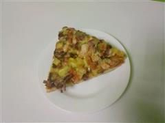 菠萝虾仁披萨