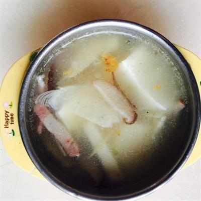 香菇冬笋豆腐汤