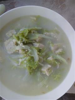 冻豆腐炖白菜
