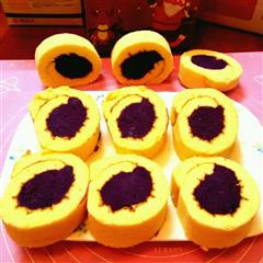 紫薯酸奶蛋糕卷