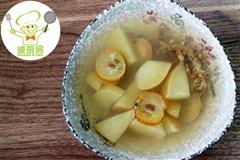 苹果山楂麦芽水，滋润提神助消化-威厨艺